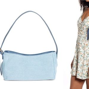 BP Baguette Denim Shoulder Bag
